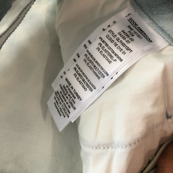 Good American Good Legs Cloud Tie Dye Skinny Jeans - Picture 12 of 12